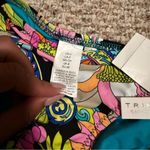 Trina Turk NWT Monaco Shirred Bikini Black Multi- Size 4 Photo 5
