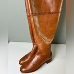 Jack Rogers Brown Leather Adaline Knee High Zip Up Equestrian Riding Boot 7.5 Photo 8