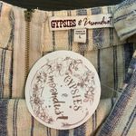 Gypsies & Moondust  Striped Jumpsuit Women's Large‎ Linen Blend Casual Coastal Photo 3