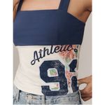 Maeve  Anthropologie Reworked Sporty Tank Top Size M Photo 2