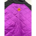 Marmot Quilted Lightweight Full Zip Jacket Coat Purple Black Small Womens Photo 2