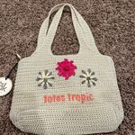 The Sak Crochet Totes Tropic Tote Bag - Cream Photo 3