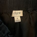 JCrew Factory Linen/Cotton Blend Scalloped Mini Skirt Black Size 2 Photo 4