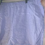 Tahari  Purple 100% Linen Shorts Photo 5