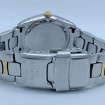 Vintage Time America women date watch 28mm silver gold tone dial 6” w/battery Photo 3