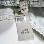 River Island NWT Denim Broderie Corset Top Photo 5