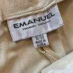 Emanuel Ungaro Grupo Designer Cream Wool Dress Pants Womens 16 Tan Photo 9