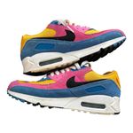 Nike  Air Max 90 multicolor suede CJ0612-700 men’s size 8 sneakers shoes Photo 0