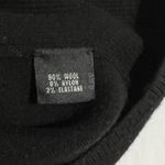 Ralph Lauren  Black Label Black Wool Blend Sweater Crew Neck Size M Preppy Luxe Photo 3