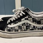Vans Old Skool Trainer Black White Bandama Men's Size 9.5 Women's 11 Photo 2