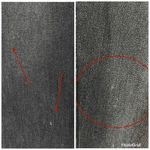 Indigo Blue Gray Maternity Skinny Jeans Full Panel Distressed Tapered Stretch XS X-Small Photo 6