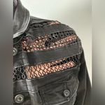 Diane Gilman Black Denim stylish Jacket🌹 Photo 4