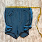 Nike Women’s Large Blue Dri Fit Running Shorts Lined Athletic Sporty Drawstring Photo 1