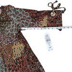 NEW MSK Abstract Print A Line Dress Size PXL Brown Photo 4