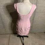 G by Guess Guess Womens Pink Ruched‎ Sleeveless Bodycon Mini Dress Size 4 Photo 2