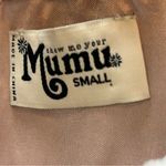 Show Me Your Mumu  Ivory Lace Champagne Ruffle BOHO Dress Wedding Cap Sleeve SZ S Photo 8