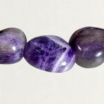 Free People Ariana Ost Crystal Stone Chunky Bracelet Amethyst Purple Bohemian Photo 8