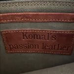Komal's Passion Leather Brown Leather Buckle Front Crossbody Bag Photo 13