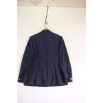 Draper James  Women's Field Jacket Blue Cargo Utility Full Zip Size XS Photo 9