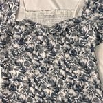 Abercrombie & Fitch Abercombie & Fitch Crop Top Floral Smocked Flutter Sleeves Size Large Photo 1