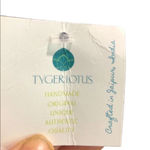 Tyger Lotus blue and pink silk palazzo pants Size XL Photo 3