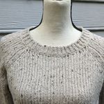Willi Smith  Button Back High Low Knit Wool Blend Sweater Photo 2