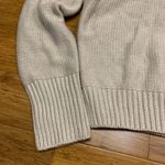 Jun & Ivy Jun & Ivy Turtleneck Sweater Womens Small Beige Striped Knit Pullover Neutral Photo 2
