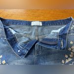 Free People  Distressed Embroidered Denim Shorts Size 30 Photo 7