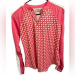 Jofit Pink and White Patterned Button Down Shirt Photo 0