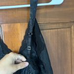 Victoria's Secret Vintage 90s Victoria Secret Black Satin Bodysuit Photo 6