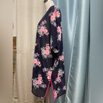 Blvd  Floral Kimono with Pink and Green Accents size M/L Photo 1