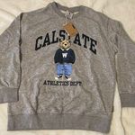 WHO.A.U Korean Brand Unisex Street Style Logo Sweatshirts Gray Photo 0