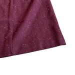 Banana Republic  Burgundy Wool Blend Mini Skirt Faux Wrap Festive Fall Size 6 NWT Photo 7