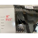 Loft Ann Taylor  Sz S Shift Dress Black White Striped Geometric 3/4 Sleeve Office Photo 6