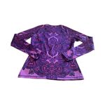 Athleta ‎ Shirt Medium Sierra Nevada Purple Paisley Long Sleeve Athletic Top Photo 1