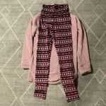 32 Degrees Heat 32 Degrees Pink Pajama Set with Patterned Pants Photo 4