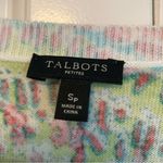 Talbots Sweater Womens Sp Green Blue Orange Button Front Cardigan Photo 4