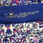 Preppy Plus Size 2X Tennis Skort Blue Geometric Activewear Sporty Stretch Photo 7