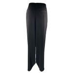 Weekend Women's Black Pleated Hign Waisted Wide Leg Trousers Dress Pants Size L Size L Photo 2