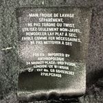 Anthropologie Leifsdottir Boiled Wool Lace Attache Cardigan Charcoal Gray Medium Photo 8