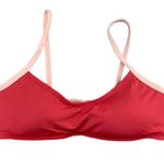 Kate Spade Red and Pink Bralette Swim Bikini Top Photo 0