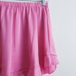 Free People Pink Ruffle Hem Shorts Unlined Photo 1