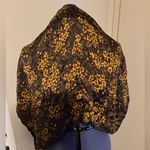 Vintage Scarf Italy Sunshine Fashions Floral Neutral Photo 3