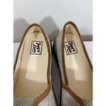 Women's Tony Lama Boots Beige Loafers Size 11 Brown Photo 8