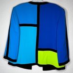 Vintage Studio G Color Block Jacket Size 8 Photo 2