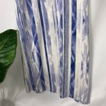 Lemon Tart NWT  Blue & White Off Shoulder Stretchy Maxi Casual Vacation Dress S Photo 7