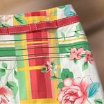 Bay Studio Floral Plaid Women's Skirt Petite 10 Yellow Size 10P Photo 5