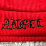 SheIn Red Embroidered Angel Gothic Cropped Cami Bra Top Photo 4