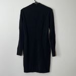 Mugler Black Mesh Panel Dress Size L Photo 7