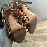 Coach Tan Fantasia Strappy Stiletto Heels Size 8B Photo 8